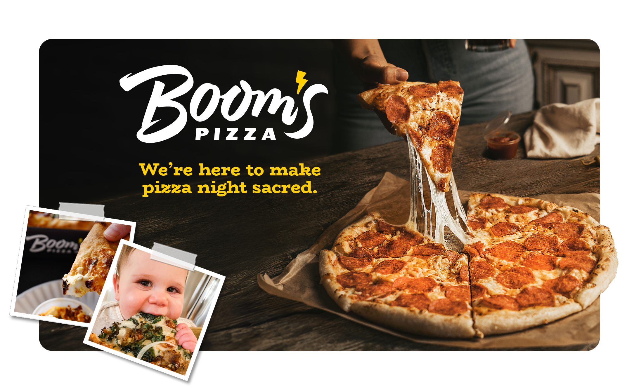 A slice of pizza being pulled from the rest of the pie